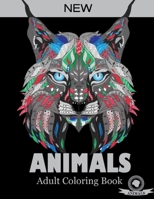 Animals Adult Coloring Book: Animals Patterns for Relaxation, Fun, and Stress Relief Adult Coloring Books. Animals Coloring And Activity Book For Adults B088B7NP27 Book Cover
