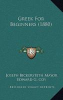 Greek for Beginners 1144963974 Book Cover