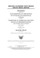 Mitigating catastrophic events through effective medical response 1708293140 Book Cover