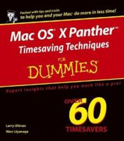Mac OS X Panther Timesaving Techniques for Dummies 0764558129 Book Cover