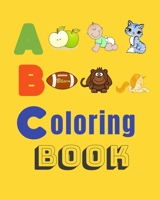 ABC Coloring Book: Alphabet coloring kids book 1659696534 Book Cover