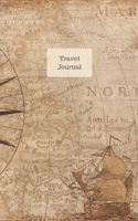 Travel Journal, World Map 1692983733 Book Cover