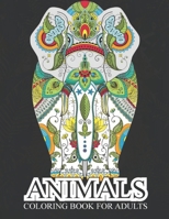 Animal Coloring Book for Adult: Animals Patterns for Relaxation, Fun, and Stress Relief Adult Coloring Books. Animals Coloring And Activity Book For Adults B088LKDV7Q Book Cover