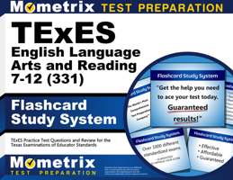 TExES English Language Arts and Reading 7-12 (331) Flashcard Study System: TExES Practice Test Questions and Review for the Texas Examinations of Educ 1516726901 Book Cover