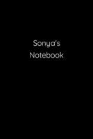 Sonya's Notebook: Notebook / Journal / Diary - 6 x 9 inches (15,24 x 22,86 cm), 150 pages. 1692264257 Book Cover