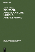 Deutsch-Amerikanische Urteilsanerkennung 3110127032 Book Cover