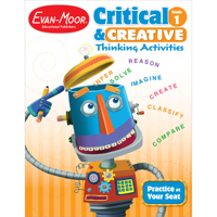 Critical & Creative Thinking Activities, Grade 1 159673292X Book Cover