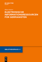Elektronische Informationsressourcen Fur Germanisten 3598211694 Book Cover