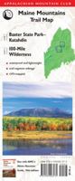 AMC Map: Baxter State Park - Katahdin and 100-Mile Wilderness: Maine Mountains Trail Map 1934028576 Book Cover