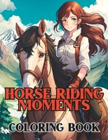 Horse Riding Moments Coloring Book B0C52DT3SP Book Cover