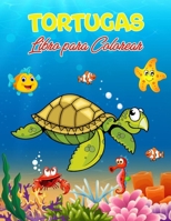 Tortugas Libro para Colorear: 40 Ilustraciones �nicas para colorear, maravilloso libro de tortugas para adolescentes, ni�os y j�venes, gran libro de actividades de tortugas para ni�os y j�venes a los  3755108933 Book Cover