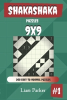 Shakashaka Puzzles - 200 Easy to Normal Puzzles 9x9 vol.1 1708342605 Book Cover