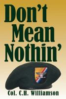 Don't Mean Nothin' 1481703129 Book Cover