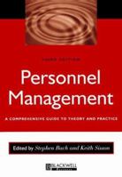 Personnel Management: A Comprehensive Guide to Theory and Practice 0631212922 Book Cover