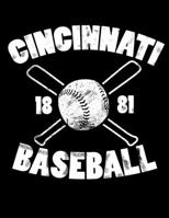 Cincinnati Baseball: Vintage and Distressed Cincinnati Baseball Notebook for Baseball Lovers 170789728X Book Cover