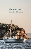 Planner 2020 Gennaio - Dicembre: Agenda mensile e settimanale A partire dal 1 gennaio al 31 dicembre 2020, copre i calendari per il 2019, 2020, 2021, ... Tramonto Estivo sull'isola) (Italian Edition) 1674075626 Book Cover