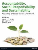 Accountability, Social Responsibility and Sustainability: Accounting for Society and the Environment 0273681389 Book Cover