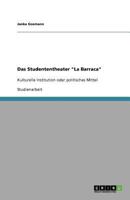 Das Studententheater La Barraca 364096361X Book Cover