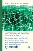 Autonomy and Control of State Agencies 1349367354 Book Cover