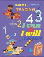 Preschool Numbers & Letters Tracing Book 2 to 6: Preschool Tracing Book B0BQH5Y9QY Book Cover