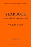 Yearbook Commercial Arbitration 9065441719 Book Cover