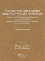 Corporations, Other Limited Liability Entities, Statutory and Documentary Supplement, 2019-2020 (Selected Statutes) 1642429481 Book Cover