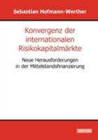 Konvergenz Der Internationalen Risikokapitalm Rkte 3828887724 Book Cover