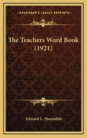 The Teachers Word Book 9354039847 Book Cover