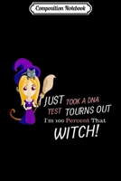 Composition Notebook: I Just Took A Dna Test Turns Out I'm 100% That Witch Journal/Notebook Blank Lined Ruled 6x9 100 Pages 1698447620 Book Cover
