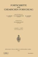 Fortschritte Der Chemischen Forschung 3540782338 Book Cover