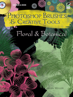 Photoshop Brushes  Creative Tools: Floral and Botanical 0486990591 Book Cover