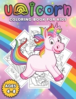 Unicorn Coloring Book For Kids Ages 4-8: This coloring book make children fun! ,30 adorable designs for boys and girls, perfect gift for Kids 4-8 year old. B08YQCQ8M1 Book Cover