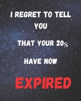 I Regret To Tell You That Your 20s Have Now Expired: Prayer Journal funny 30th birthday gifts 1693540339 Book Cover