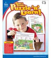 Bible Story Puzzle ’n’ Learn!, Grades 1 - 2 1604182733 Book Cover