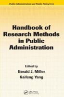 Handbook of Research Methods in Public Administration, Second Edition (Public Administration and Public Policy) 0824702131 Book Cover