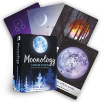 Moonology Oracle Cards: A 44-Card Moon Astrology Oracle Deck and Guidebook 1781809968 Book Cover