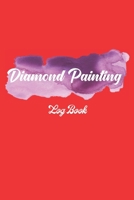 diamond painting log book: [Deluxe Edition with Space for Photos] Crystal Butterfly Design 1661593194 Book Cover