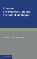 The Prioress's Tale, the Tale of Sir Thopas - Primary Source Edition 0521232961 Book Cover
