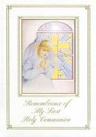 Remembrance of My First Holy Communion Girls (Marian Children's Mass Book) 0882712373 Book Cover
