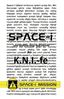 SPACE-i: una historia muy mal escrita (k.n.i.-fe esp) (Spanish Edition) B0GN9Y7Q23 Book Cover