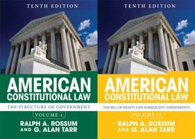 American Constitutional Law, 2-Volume Set 0813349982 Book Cover