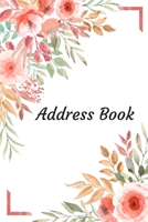 Address Book: With Alphabetical Tabs, For Contacts, Addresses, Phone, Email, Birthdays and Anniversaries (Floral) 1712199501 Book Cover