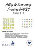 Adding & Subtracting Fractions Bingo! 0992053064 Book Cover