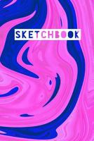 Sketchbook: Abstract Liquid Marble Design 1791516874 Book Cover