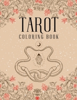 Tarot Coloring Book: Magic Witch Cards Shadows Coloring Book B092P9NYXH Book Cover