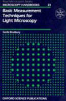 Basic Measurement Techniques for Light Microscopy (Microscopy Handbooks) 0198564260 Book Cover