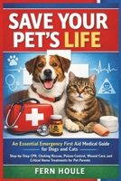 Save Your Pet's Life: An Essential Emergency First Aid Medical for Dogs and Cats—Step-by-Step CPR, Choking Rescue, Poisoning Control, Wound Care, and Critical Home Treatments for Pet Parents B0GPQMT7S1 Book Cover