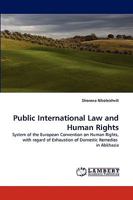 Public International Law and Human Rights: System of the European Convention on Human Rights, with regard of Exhaustion of Domestic Remedies in Abkhazia 3838354982 Book Cover