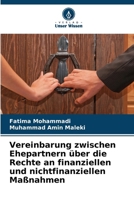 Vereinbarung zwischen Ehepartnern über die Rechte an finanziellen und nichtfinanziellen Maßnahmen (German Edition) 6208895103 Book Cover