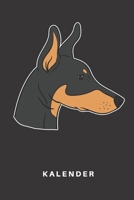 Kalender: Kalender - Notizkalender - Schreibkalender - Jahreskalender - Tageskalender - DIN A5 - Hund - Hunde - Welpe - Hundehalter - Hundebesitzer - Dobermann - Hunderasse - Gesicht - Hundegesicht 1713195062 Book Cover